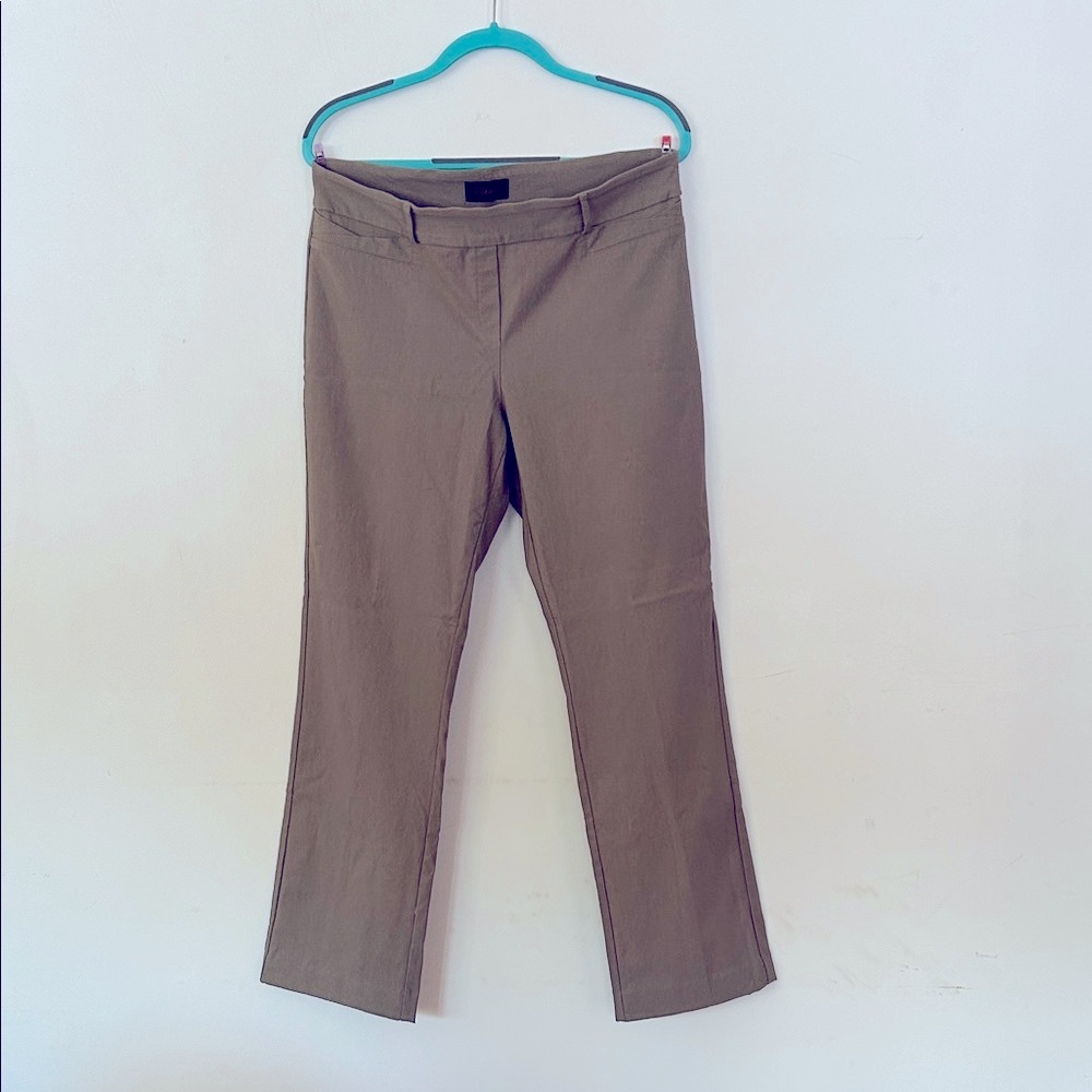 REKUCCI Women's Straight Leg Pants Tan Size 16
